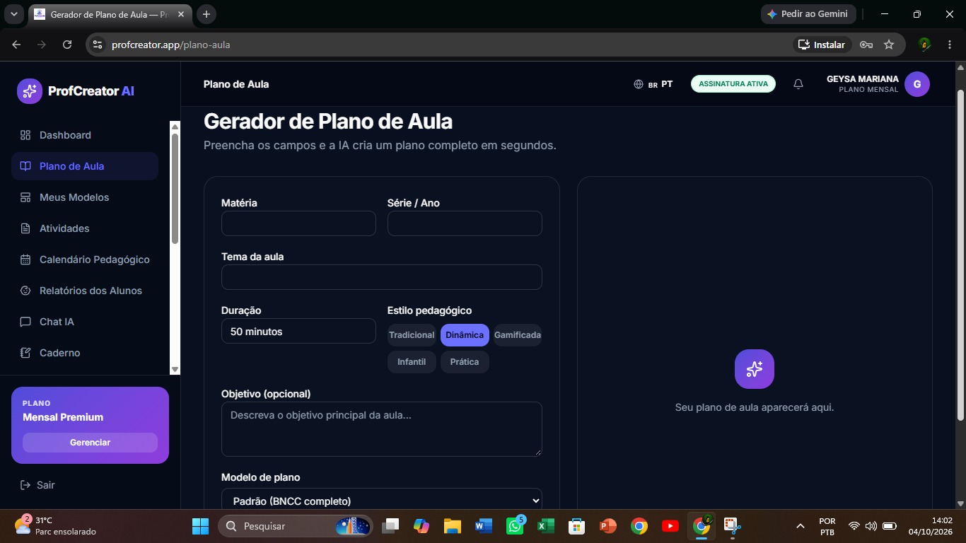 Tela real: Planos de aula alinhados à BNCC